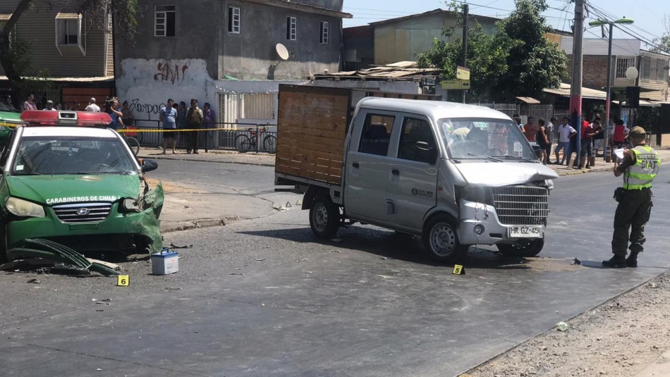Choque Conductora que participó en accidente con Carabineros enfrenta cargos por cuasidelito de homicidio
