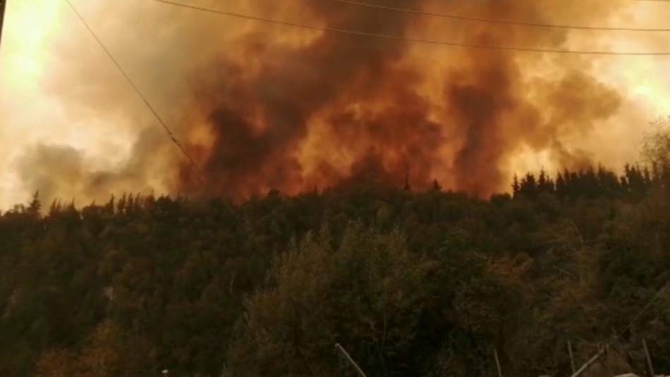 incendio maule Onemi por combate de incendio en Molina: