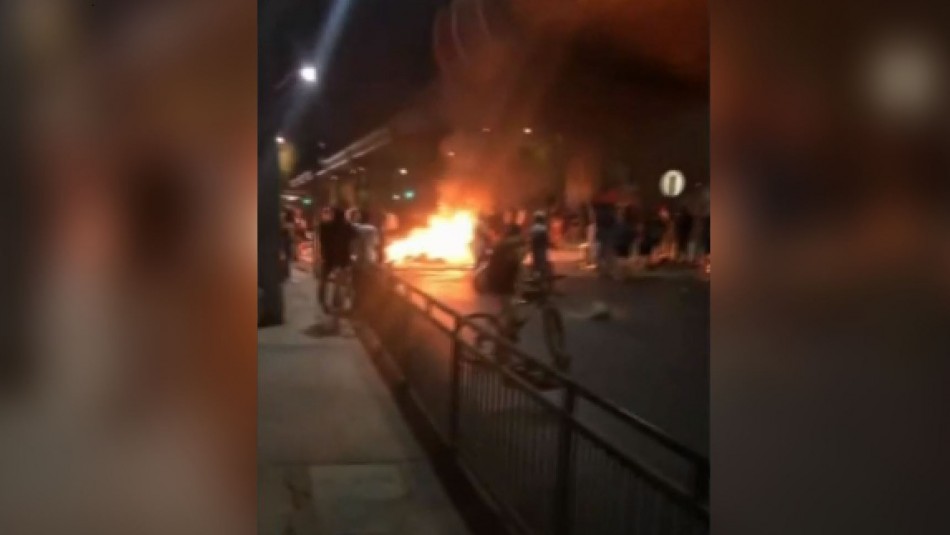 Los Quillayes PDI busca a responsables del incendio en la estación de Metro Los Quillayes