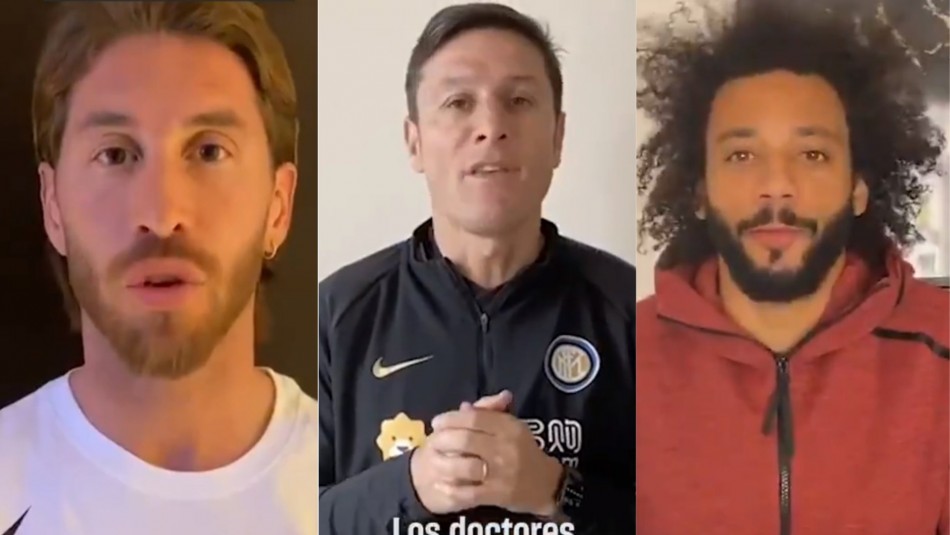 Coronavirus El mensaje del mundo del fútbol.