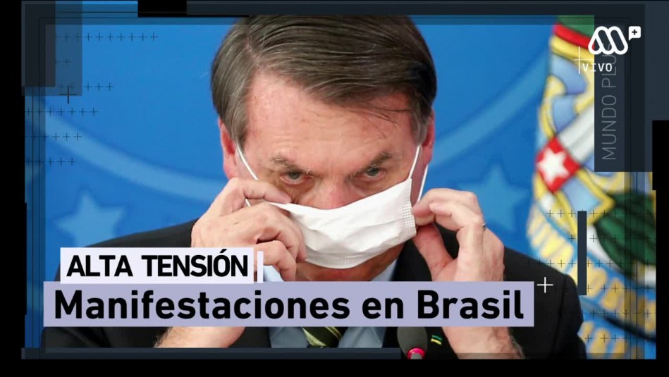 Covid-19: Brasileños se manifiestan contra Bolsonaro por el manejo de la pandemia