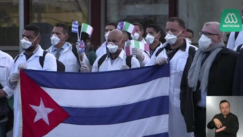 Médicos cubanos expertos en epidemias llegan a Italia para apoyar con el coronavirus Médicos cubanos expertos en epidemias llegan a Italia para apoyar con el coronavirus