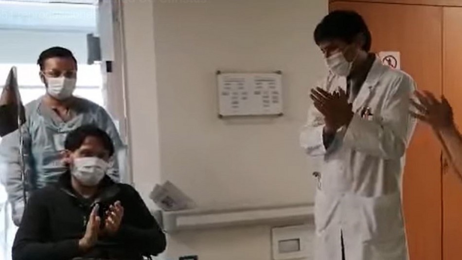 paciente alta coronavirus chile La emocionante despedida de clínica chilena para su primer paciente dado de alta de coronavirus