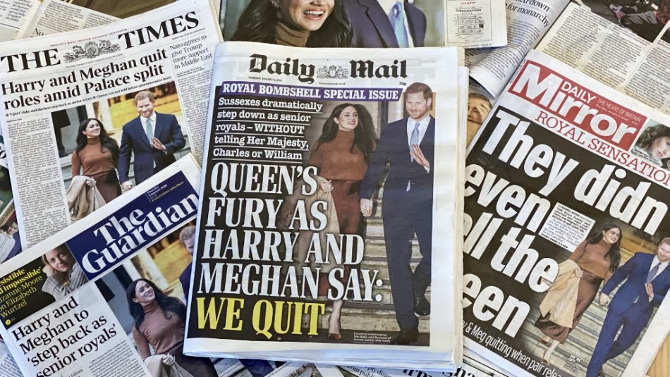 Harry y Meghan Príncipe Harry y Meghan ponen en una