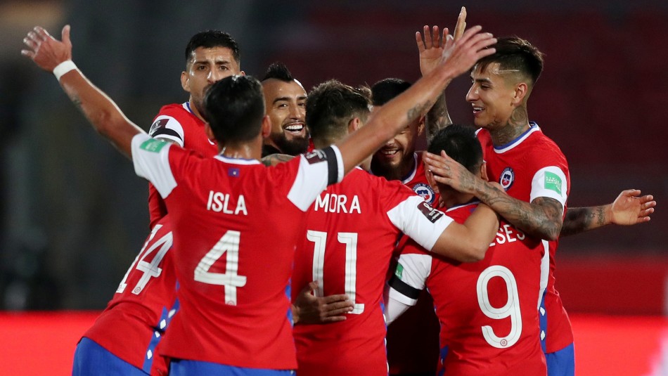 Selección Chilena La Roja escala al sexto lugar de la tabla.