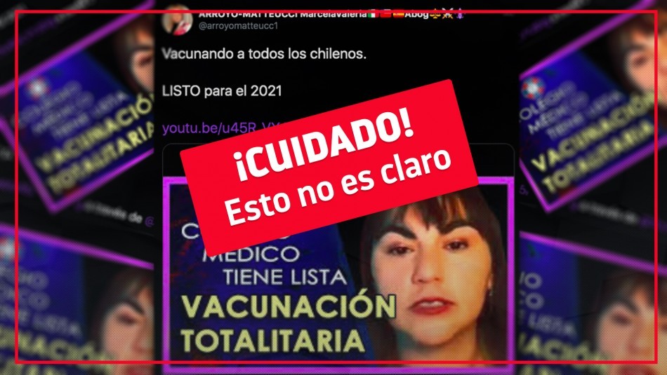 Fact checking: ¿Los chilenos serán obligados a vacunarse contra el coronavirus? Fact checking: ¿Los chilenos serán obligados a vacunarse contra el coronavirus?