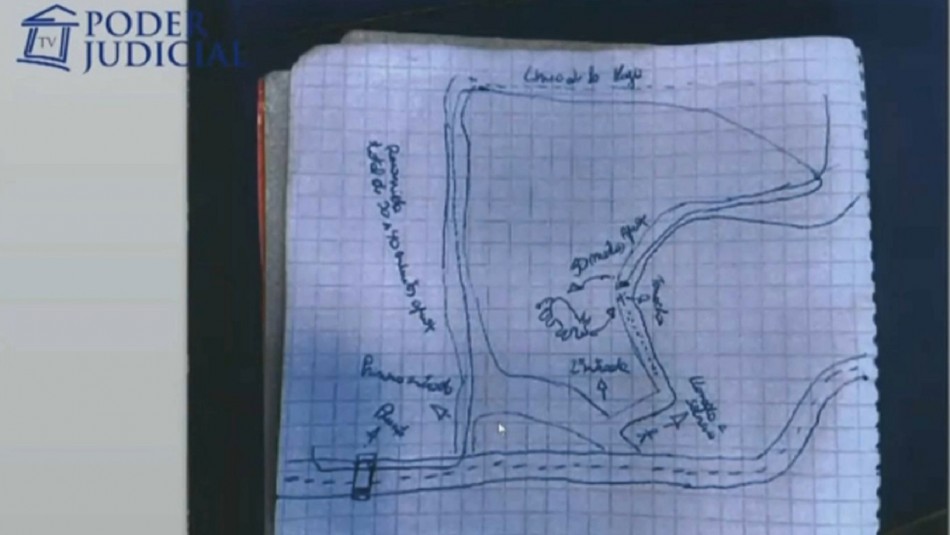 Caso Tomás Bravo Los mapas elaborados por tío abuelo de Tomás Bravo.