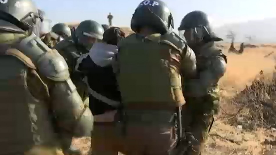 Desalojo Renca Desalojo de toma ilegal en Renca termina con 14 personas detenidas