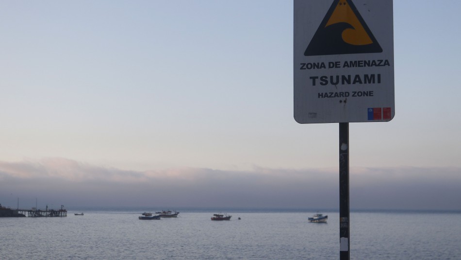 Tsunami menor Onemi canceló el Estado de Precaución para el borde costero del territorio nacional