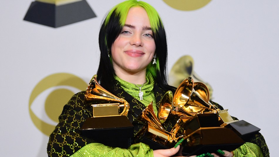 Billie Eilish y sus Grammy Billie Eilish y sus Grammy