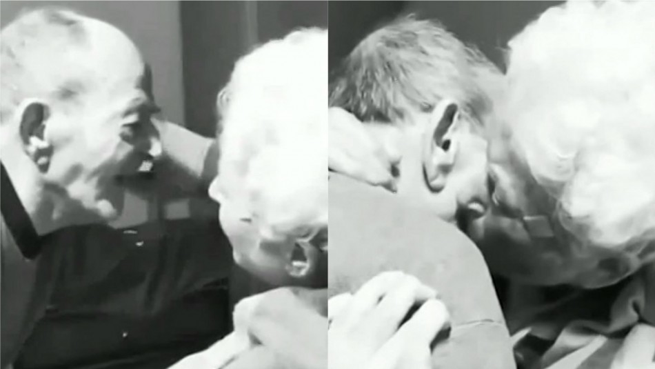 El emotivo reencuentro de dos abuelitos que fueron separados por la pandemia El emotivo reencuentro de dos abuelitos que fueron separados por la pandemia