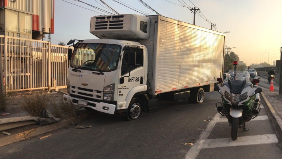 Robo Quilicura Violento asalto a camiones en Quilicura: encuentran a conductor secuestrado