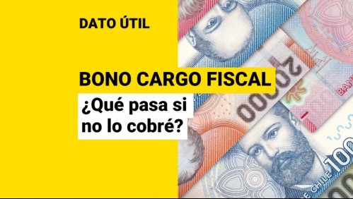Bono de Cargo Fiscal: ¿Qué pasa si no lo cobré a tiempo?