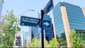 Avenida Presidente Sebastián Piñera: Las Condes aprueba cambio de nombre en honor a exmandatario