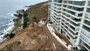 Preocupación por edificios en socavones de Reñaca: Se esperan hasta 40 milímetros de lluvia en esa zona
