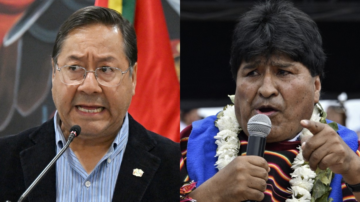 Luis Arce y Evo Morales (AFP)
