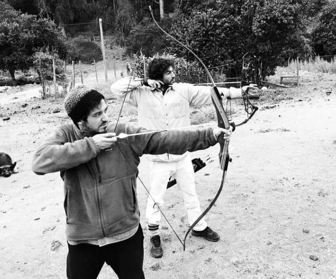 Matías Assler y su amigo José Ignacio (Instagram)