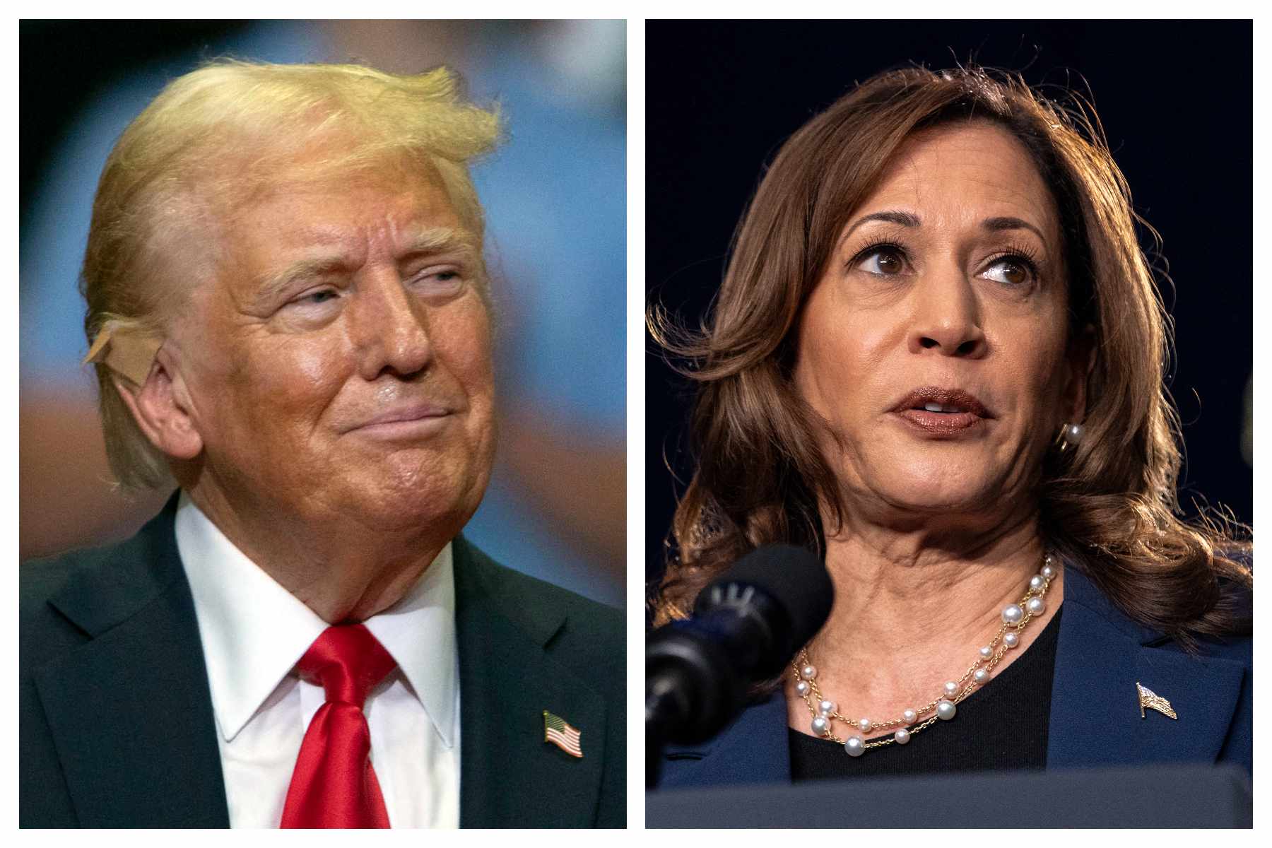 Trump arremete contra Harris / AFP