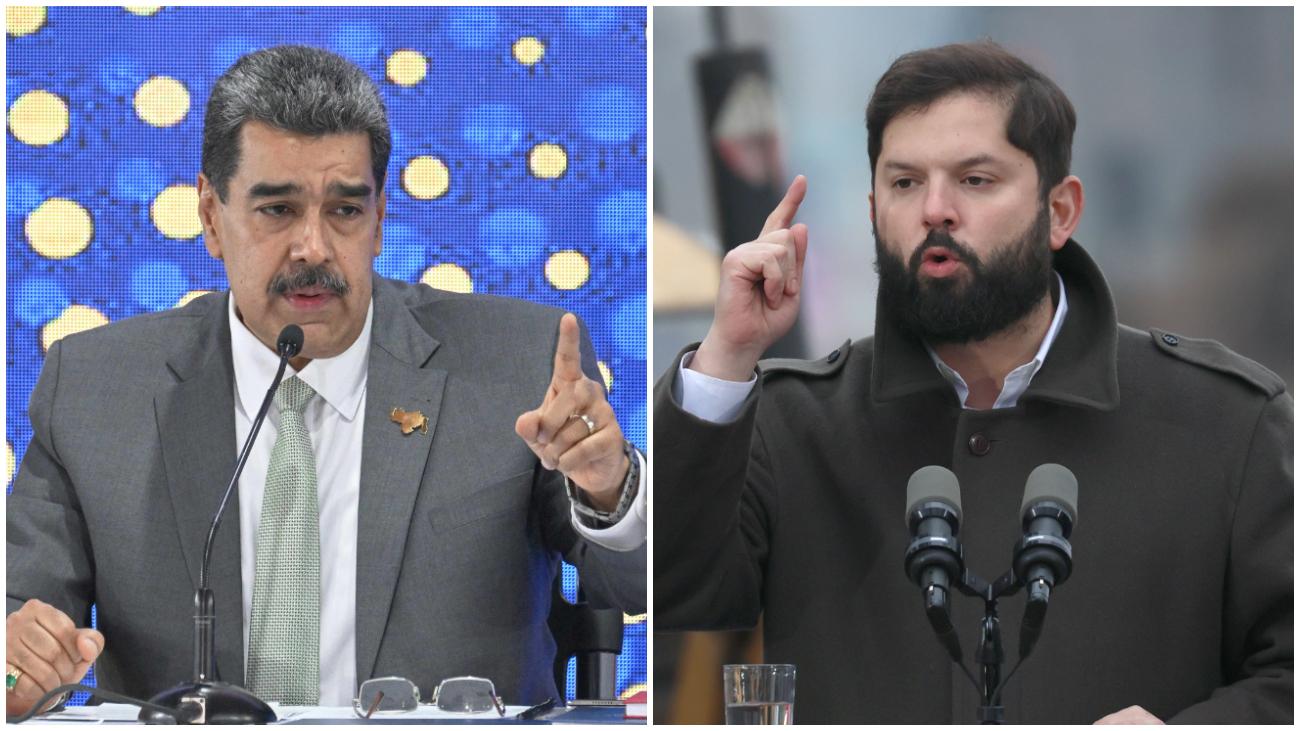 Nicolás Maduro y Gabriel Boric (AFP/Aton)