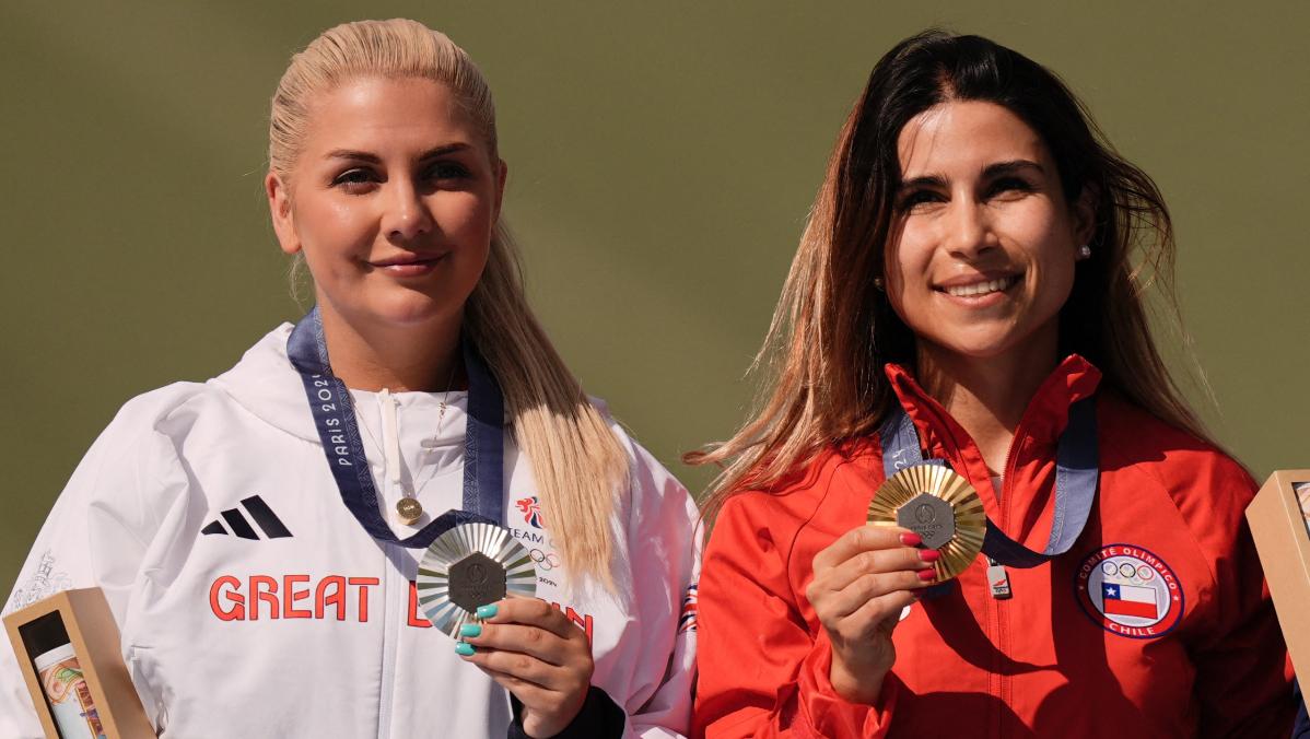 Amber Jo Rutter junto a Francisca Crovetto (Reuters)