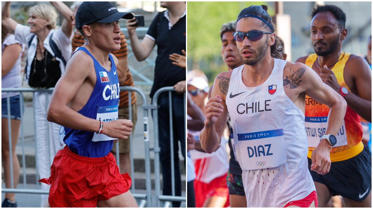 Hugo Catrileo y Carlos Díaz en París 2024 (Team Chile)