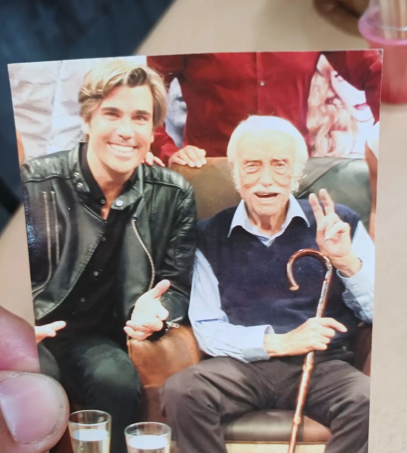 Fotografía compartida por Ignacio Kliche tras la muerte de su abuelo (Instagram)