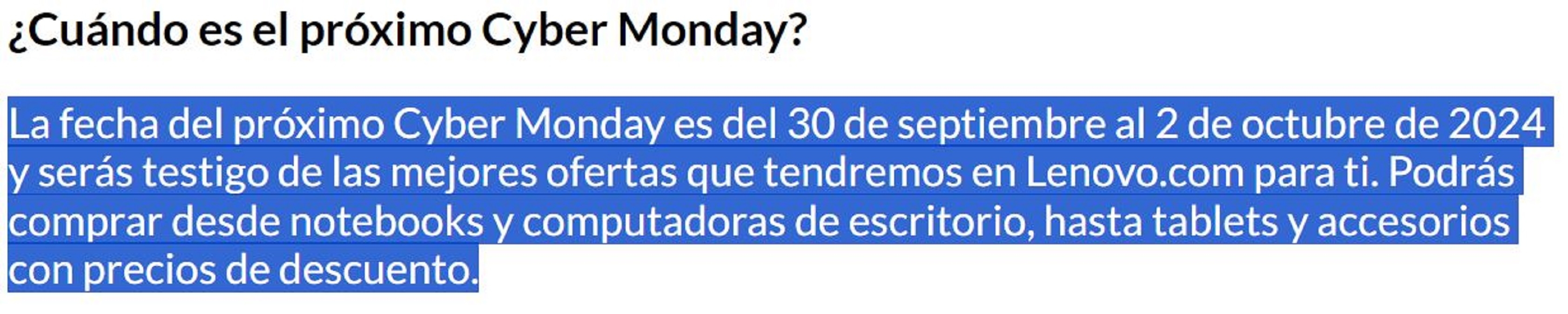 La información publicada por Lenovo