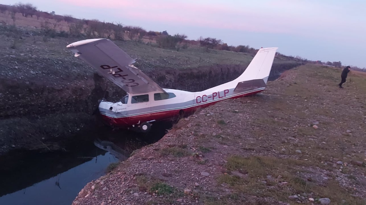 Avioneta accidentada en Chillán (X)