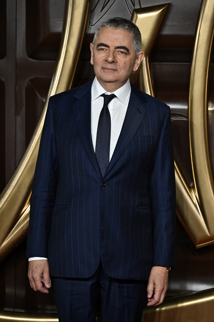 Rowan Atkinson en la premiere de 