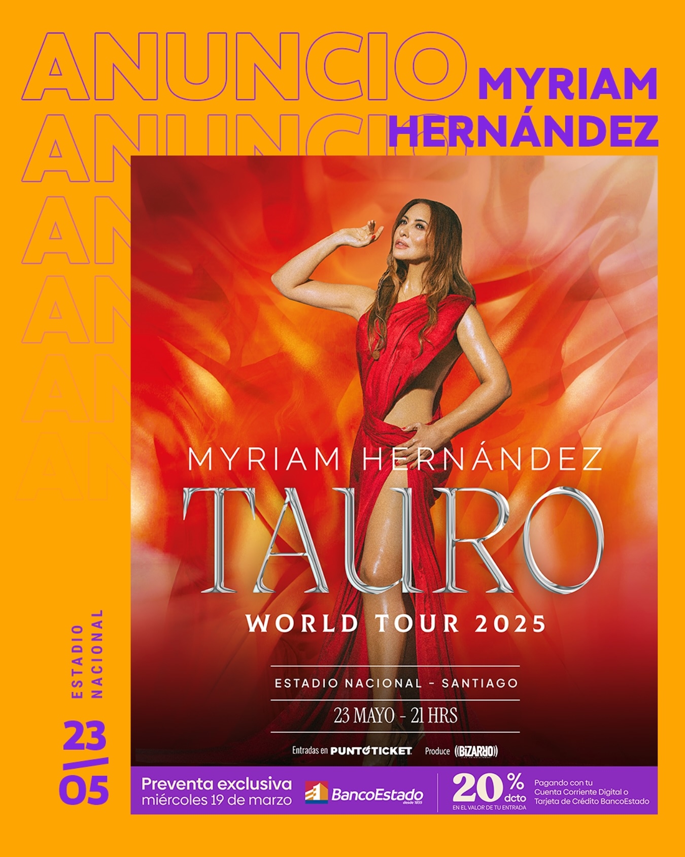 Nuevo tour de Myriam Hernández