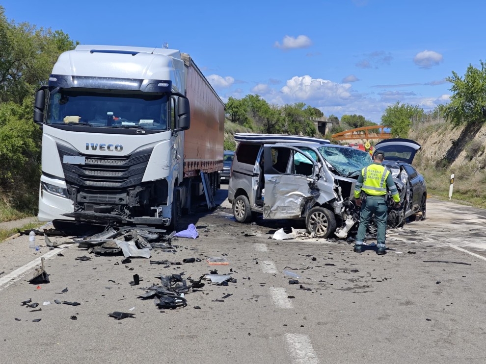 Foto del accidente