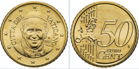 50 céntimos (edición Papa Francisco)  / Ucoin