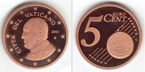 5 céntimos (edición Papa Francisco)  / Ucoin