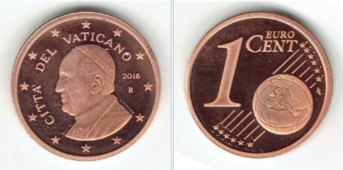 1 céntimo (edición Papa Francisco)  / Ucoin