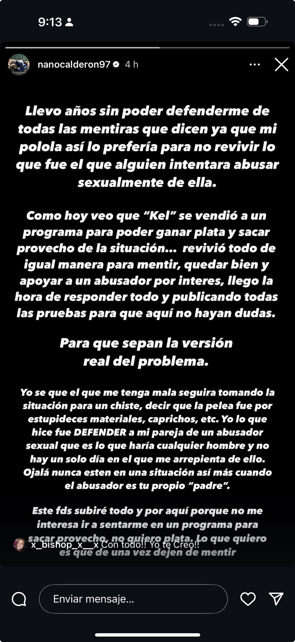 Historia de Nano Calderón