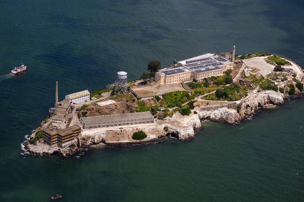 El islote que alberga la prisión federal de Alcatraz (AFP)