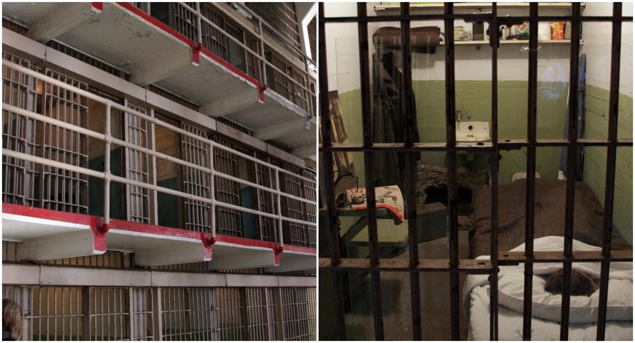 378 celdas tenía la cárcel de Alcatraz, así eran algunas de sus individuales (AFP)