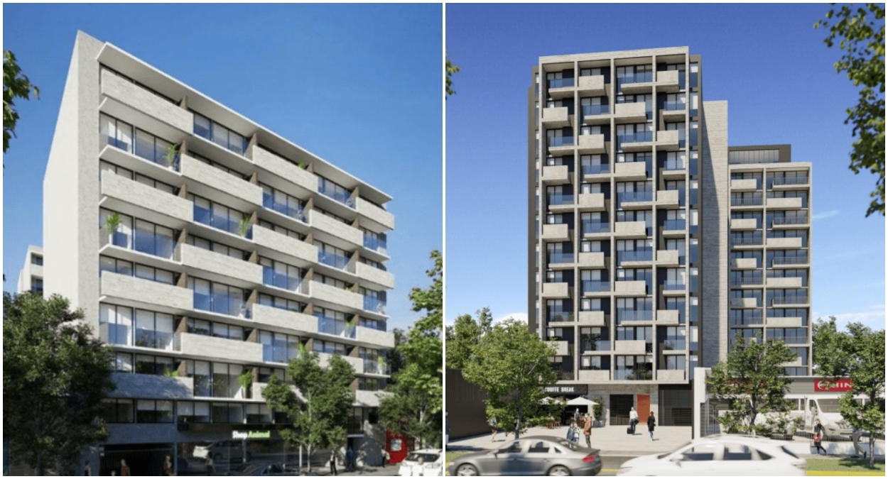 De izquierda a derecha, el Nueva Grajales y el Vista Santa Isabel. El primero está 