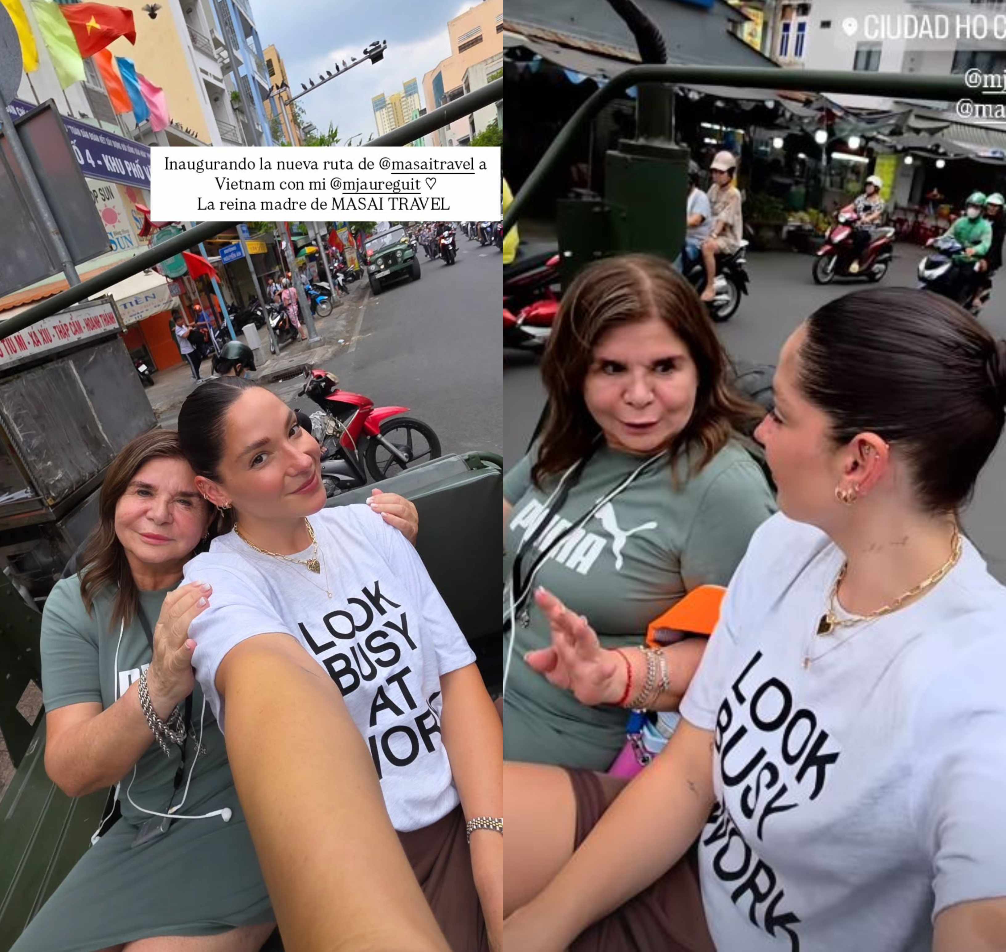 Mónica Jáuregui y Kel Calderón