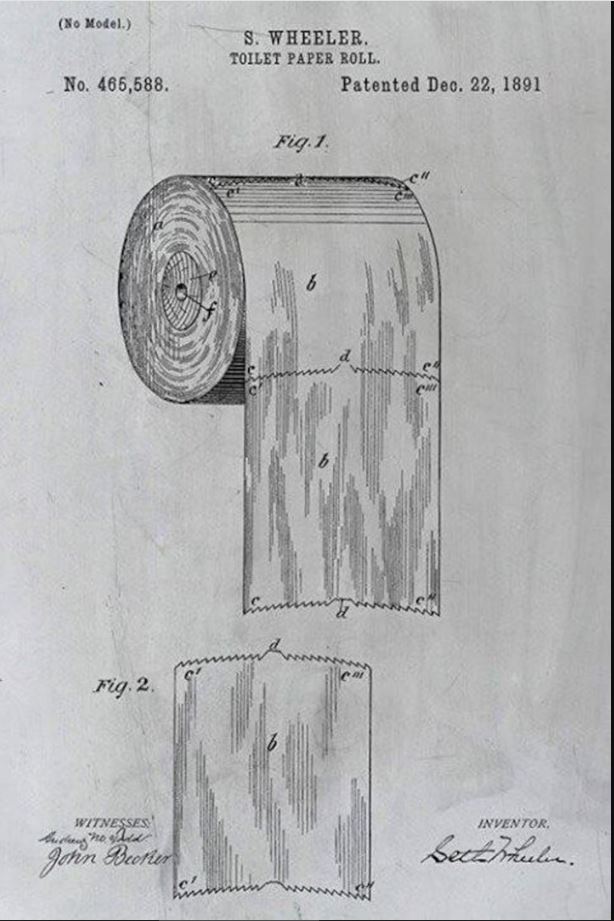 La posición del papel higiénico en el baño / Wheeler