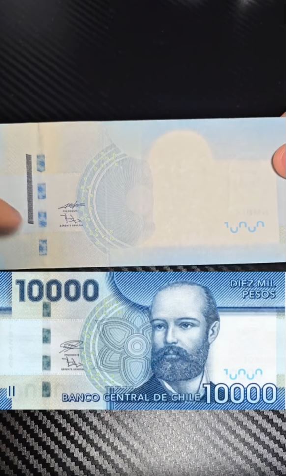 El billete de $10 mil que fue comprado en $500 mil / Error Coins Chile