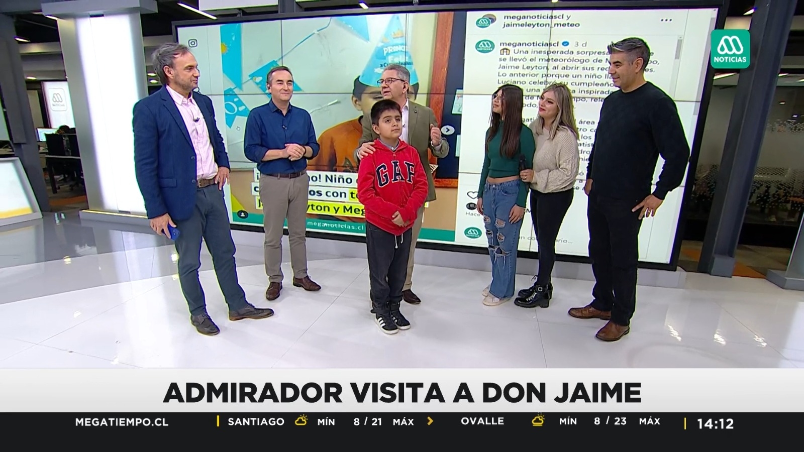 Luciana y su familia