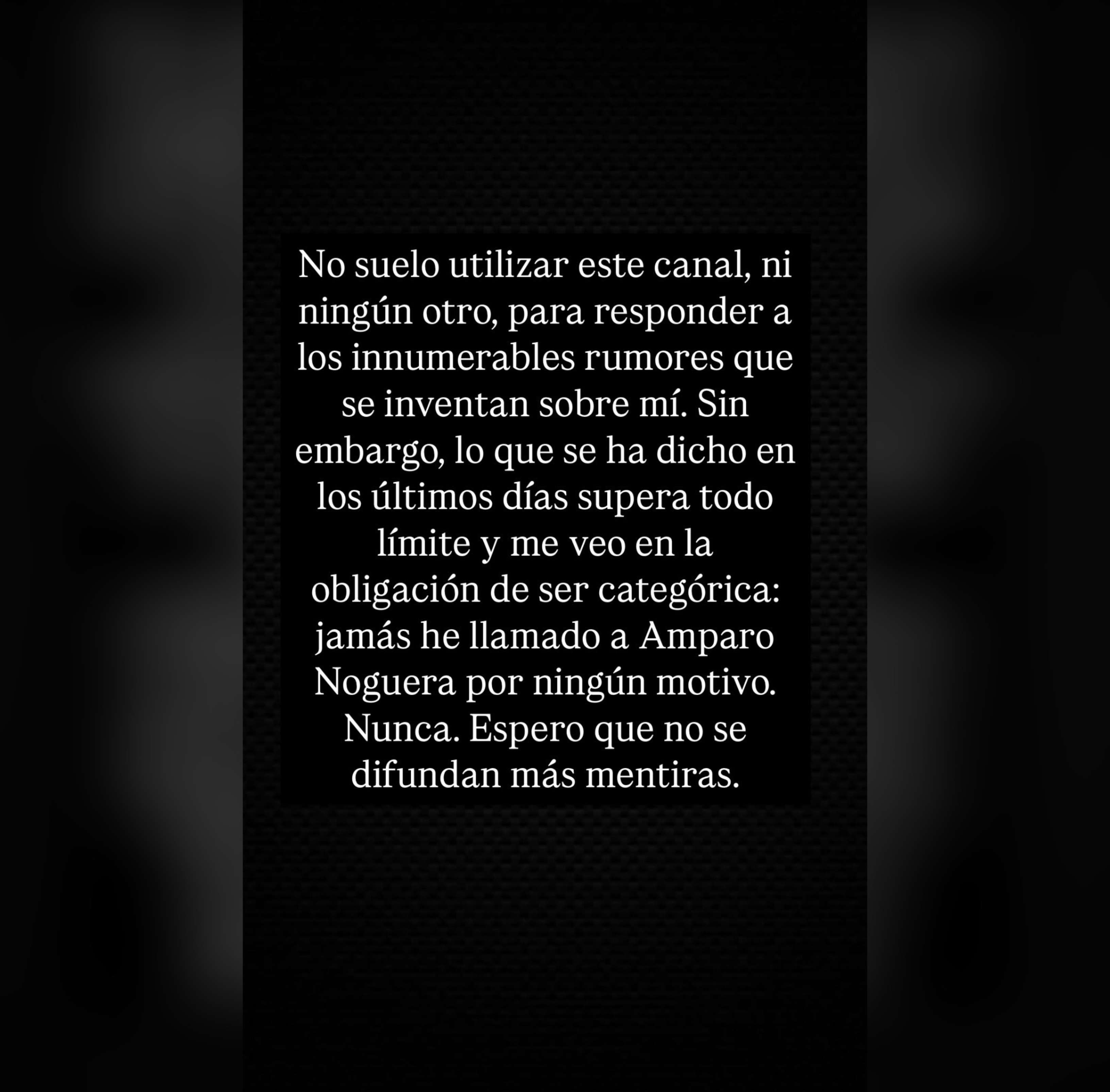 Maite Orsini niega haber llamado a Amparo Noguera tras supuesto romance con Marcelo Alonso