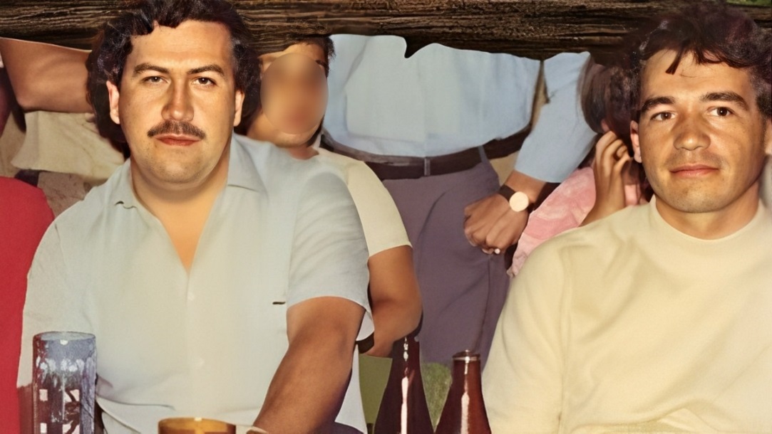 A la izquierda de la imagen, Pablo Escobar; a la derecha, Carlos Lehder (archivo)