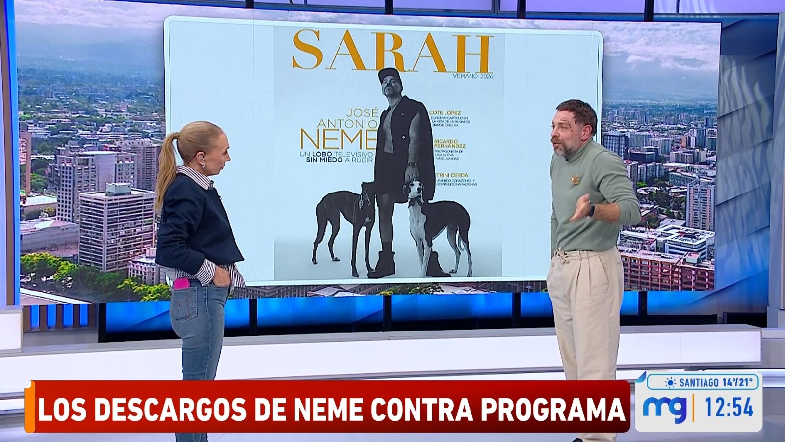 Neme explicando qué pasó