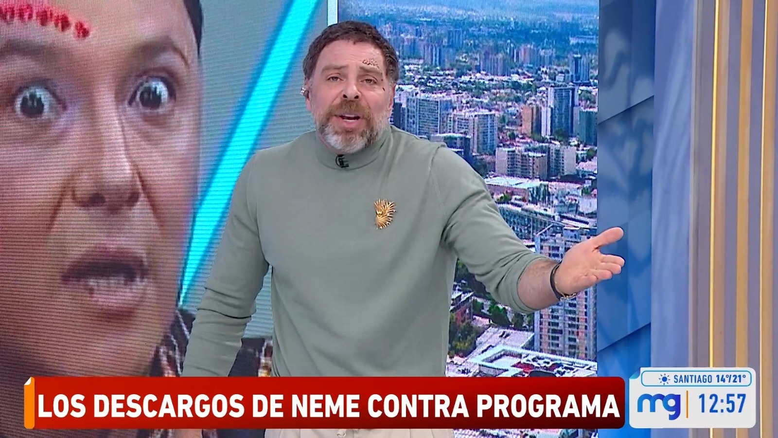 Neme explicando qué pasó