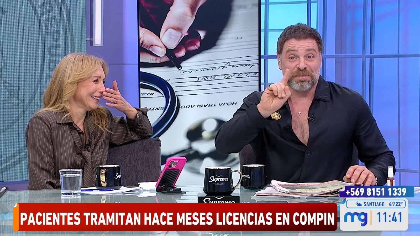 Neme explicando qué pasó