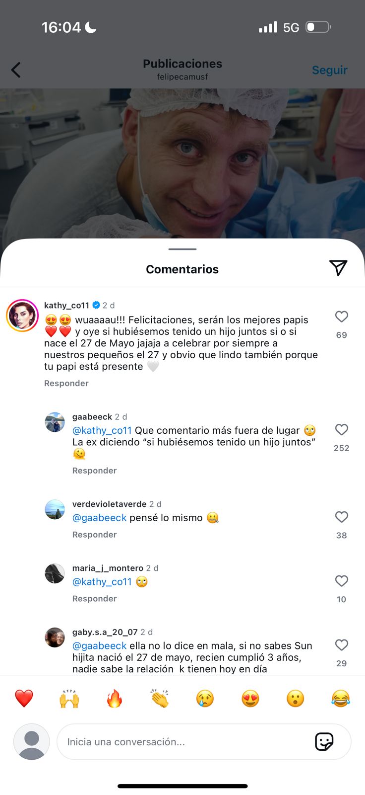 Mensaje de Kathy Contreras