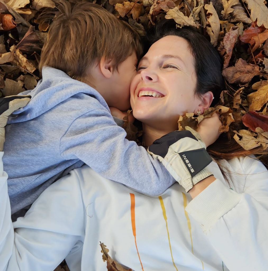 Pamela y su hijo