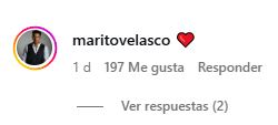 Comentario de Mario Velasco